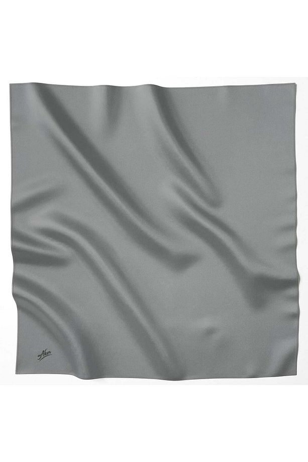 Tivil Eşarp - Polyester Twill - Düz Renk - 8742795-977 - Füme - 1