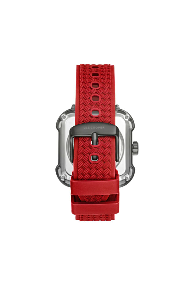 ساعة رجالية أوتوماتيكية بمينا حمراء - LC08072.688 - 2