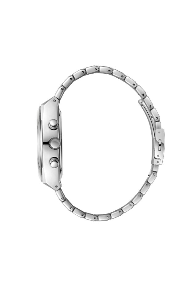 ساعة رجالية متعددة الوظائف بمينا فضية - LC08100.330 - 3