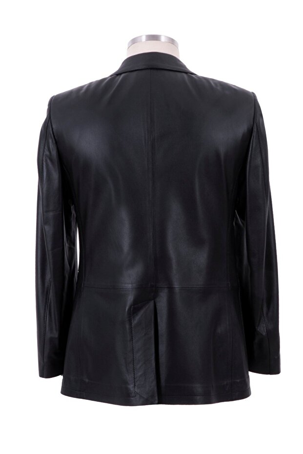 Deri Blazer Ceket - 4