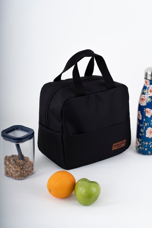 7 lt mila food carrying bag heat insulated thermal bag lunch box camping black