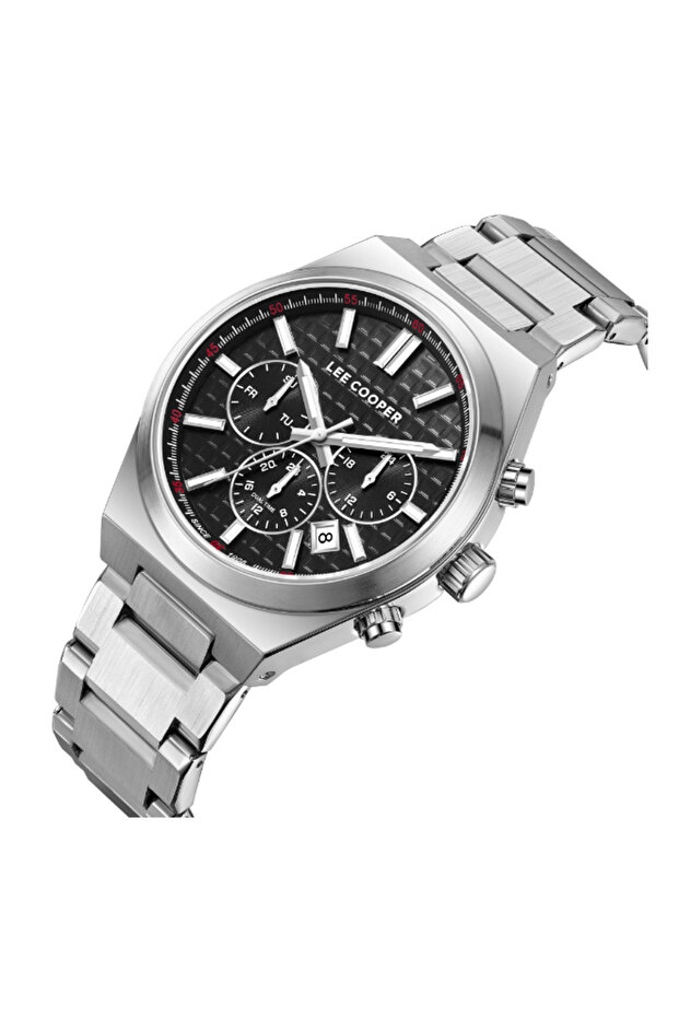 Men Multi Function Black Dial Watch - LC08084.350 - 4