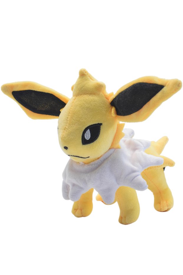 Jolteon Shiny Eevee Flareon Jolteon Plush Toys Game for Collectible Gift,Soft Plushies Cartoon Chara