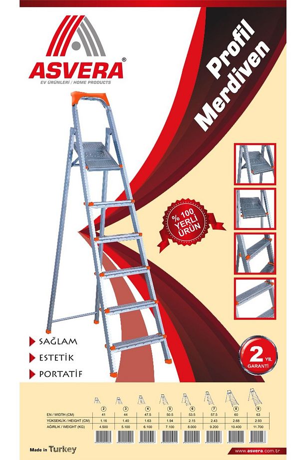 Miraç 6+1 Basamaklı Merdiven - 8