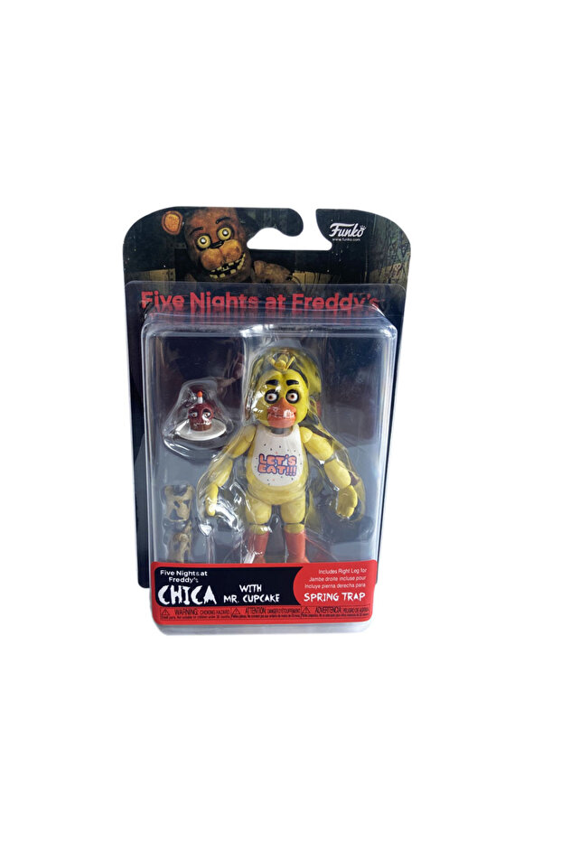 funko Chica 14CM FNAF Figures Nightmare Freddy Bonnie Foxy Chica Action Figure Movable Blacklight Fr