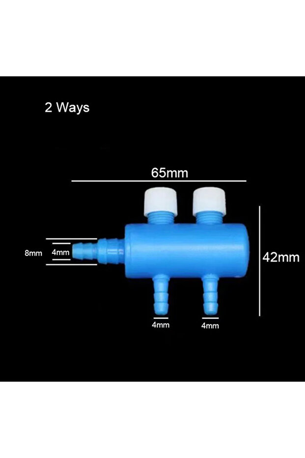Two Ways NewPlastic 2 3 4 6 8 Way Aquarium Air Splitter Valve Fish Tank Air Pump Flow Splitter Distr