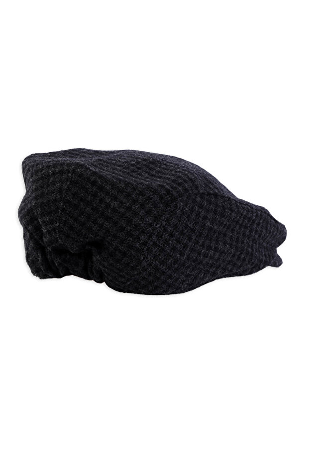 Patterned Woolen Cap Hat - 3