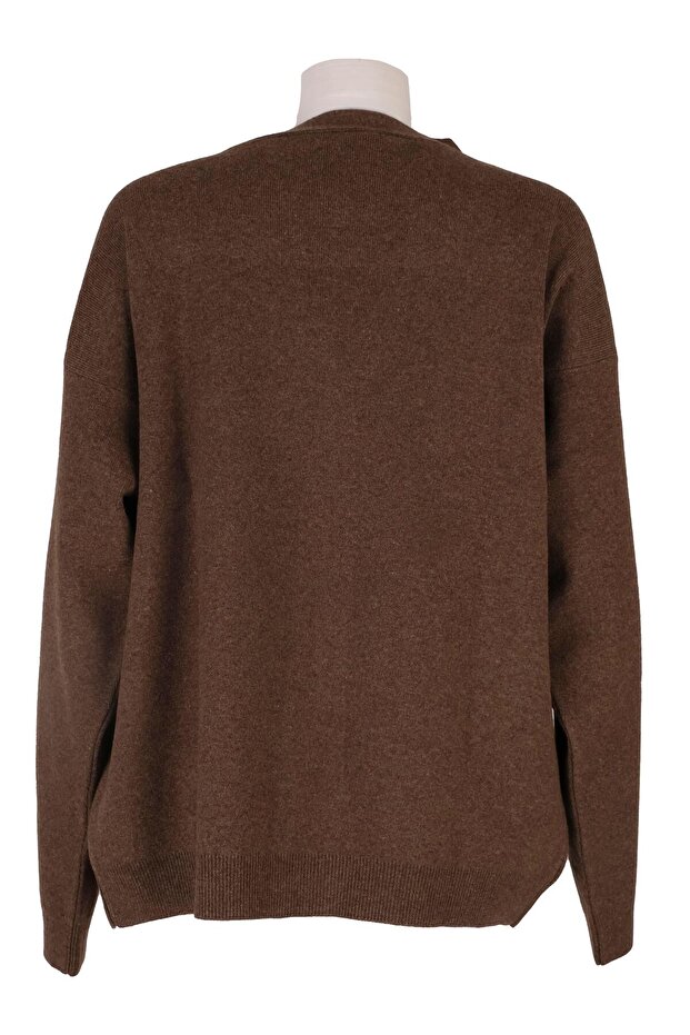 Over Size Triko Hırka - 4