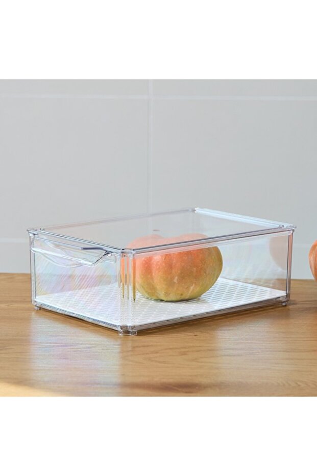 Sistematico Stackable Fridge Organiser with Drainage Tray 4100 ml - 1