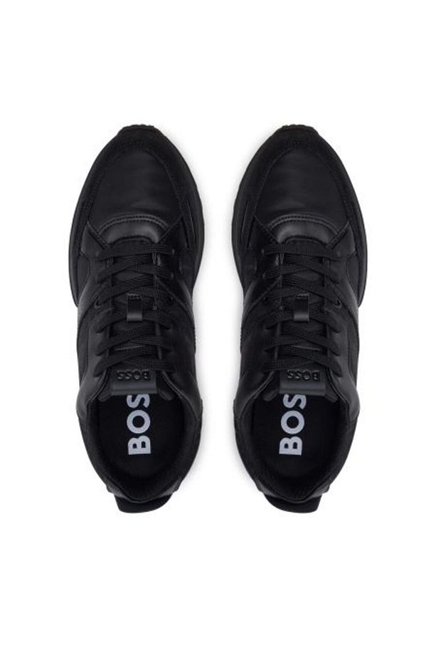 Logolu Hakiki Deri Süet Detaylı Sneaker Ayakkabı Erkek AYAKKABI 50536496 005 - 5