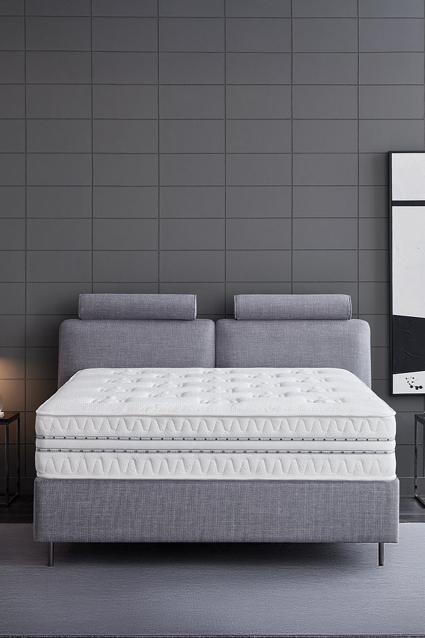 Barte Prestige Prime Yatak, Baza, Başlık 3'lü Set - Gri - 2