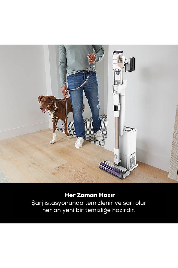 Detect Pro Auto-Empty Sistemli Şarjlı Dikey Süpürge, 60 dk'ye kadar şarj- IW3611EU - Shark Ninja - 11