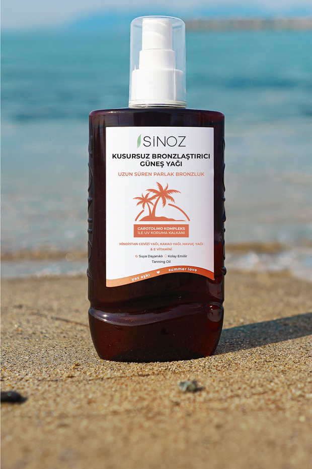 Kusursuz Bronzlaştırıcı Güneş Yağı Spreyi 200 ml Hindistan Cevizi Kakao Havuç Yağı Içeren - 5
