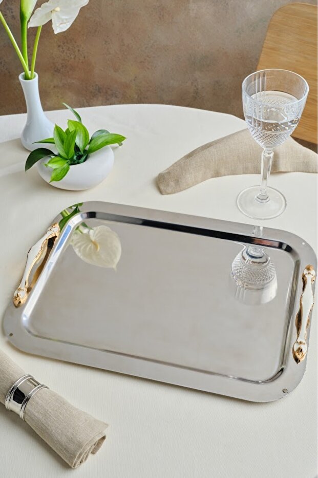 Mine Çelik Tepsi 40 Cm - 3