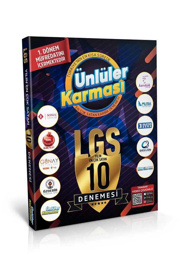 2025 8. Sınıf Lgs 1. Dönem 10 Farklı Yayın 10 Deneme - 1