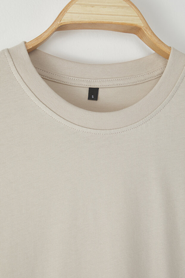 Taş Oversize/Geniş Kesim %100 T-Shirt TMNSS22TS0318 - 9