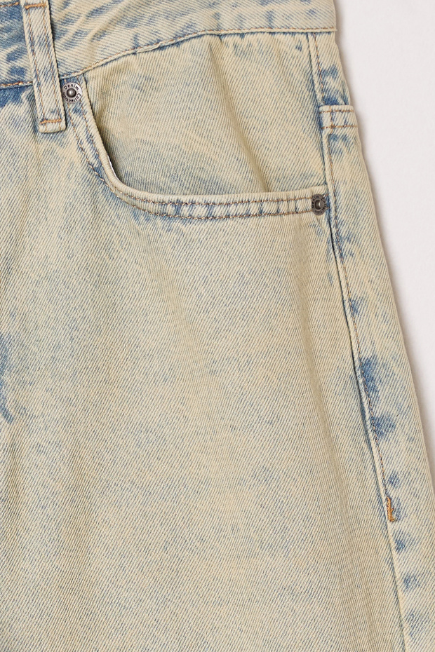 Mavi -Yeşil Tintli Baggy Fit Bol Kot Pantolon Jeans TMNSS25JE00008 - 2