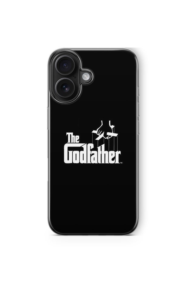 حافظة شفافة مطبوعة بتصميم العراب متوافقة مع هاتف iPhone 16 Plus