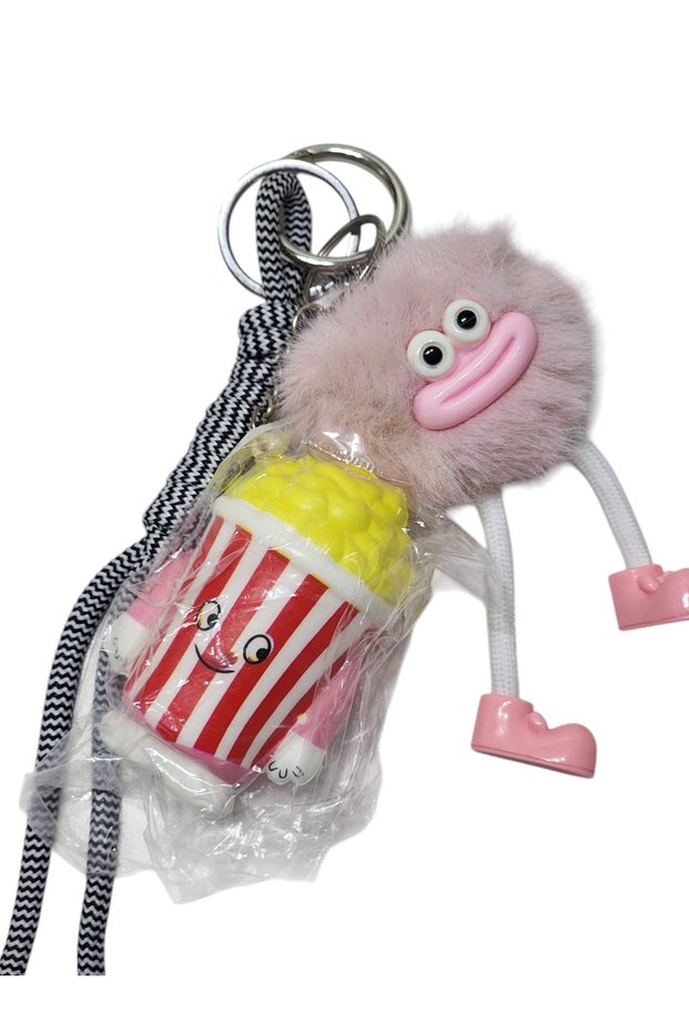 Mixed Figure 3 Bag Accessories - Keyring
