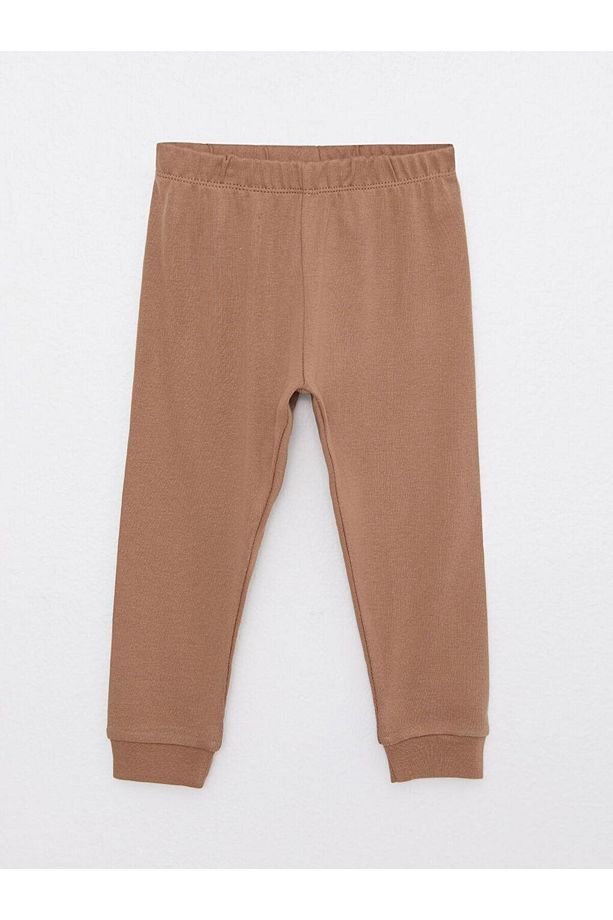 Beli Lastikli Pamuklu Erkek Bebek Pijama Alt 2'li (S2) - 4