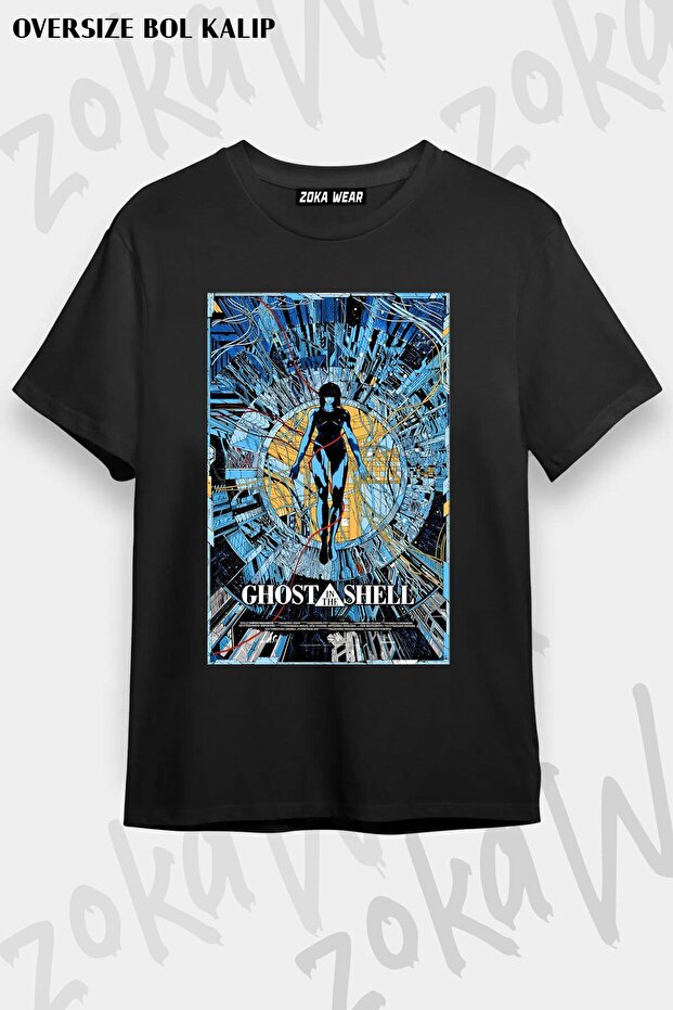 Unisex Oversize Mold Ghost in the Shell I Design Printed Tshirt