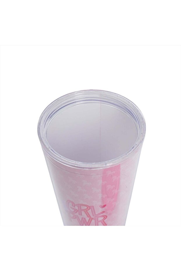 Pink 650ml patterned Sippy cup - 2