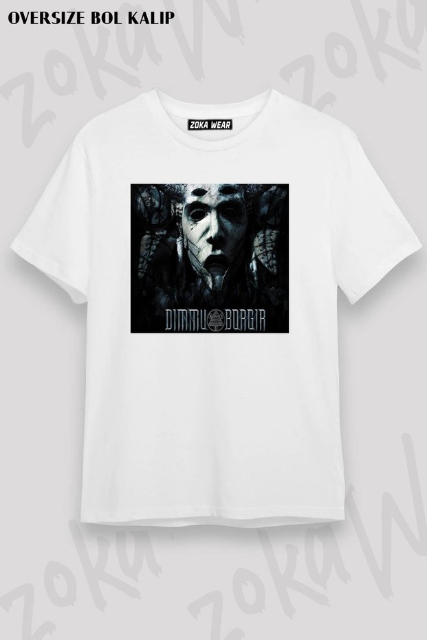 Unisex Oversize Mold Dimmu Borgir Design Printed Tshirt