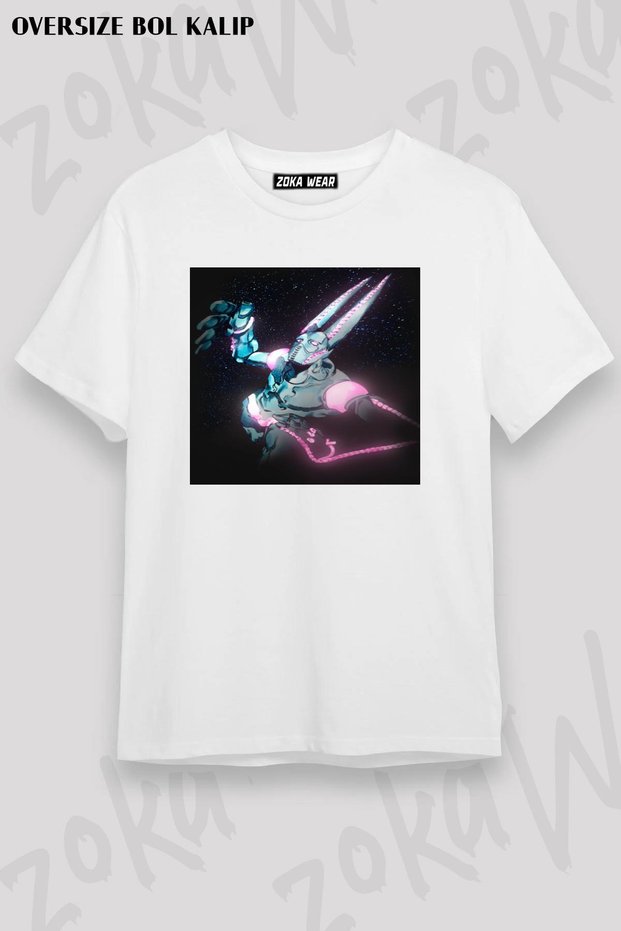 Unisex Oversize Die D4C Jojo Design Printed Tshirt