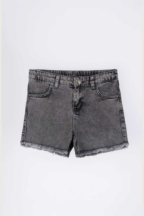 Yigit Butik Denim Kumaş Kız Çocuk Kot Şort - 1