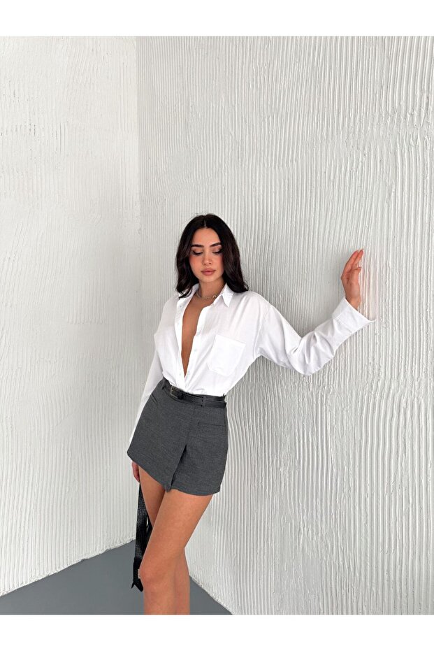 FUSTA SCURTĂ CU CUREA - 3