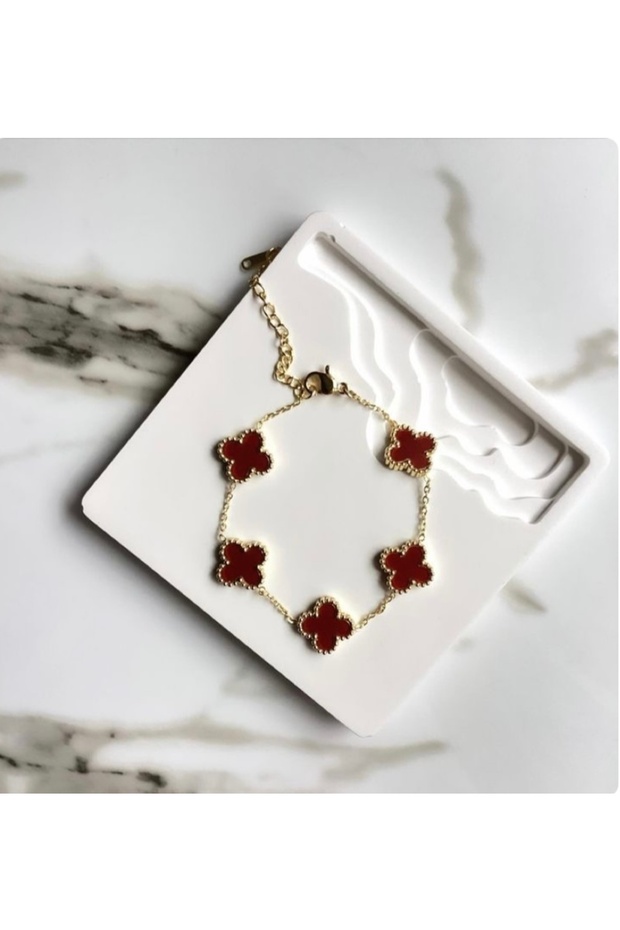 BORDO YONCA BİLEKLİK - 2