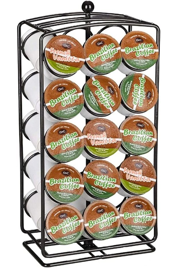 Black Coffee Capsule Organizer and Holder