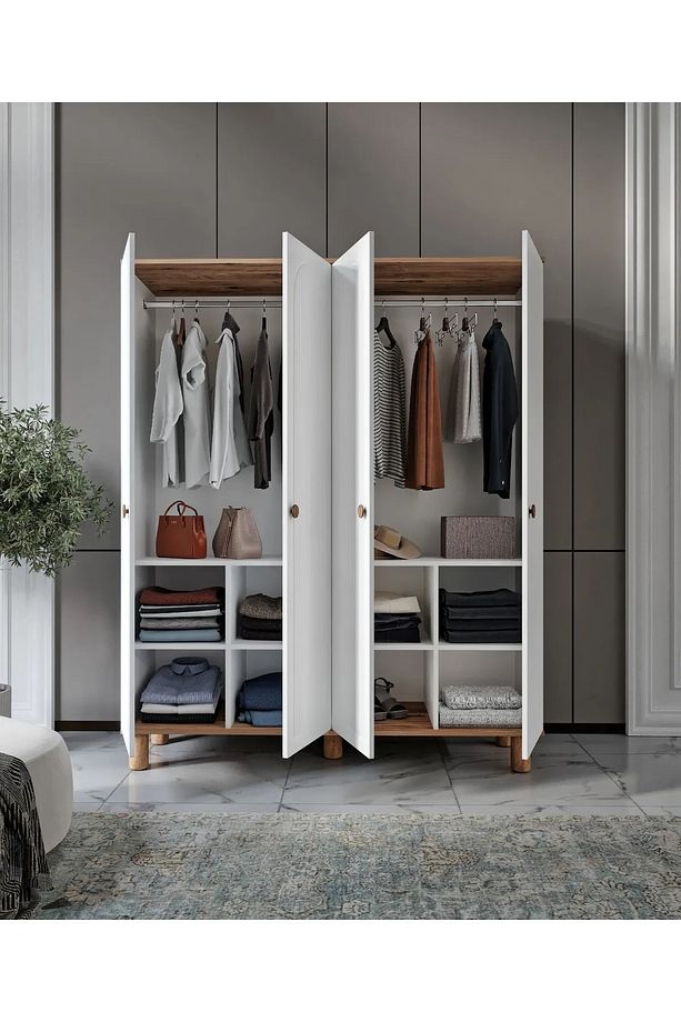 MODULER Gardırop, Bohem 4 Kapaklı Dolap - 4