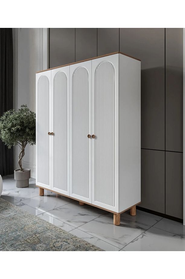MODULER Gardırop, Bohem 4 Kapaklı Dolap - 2