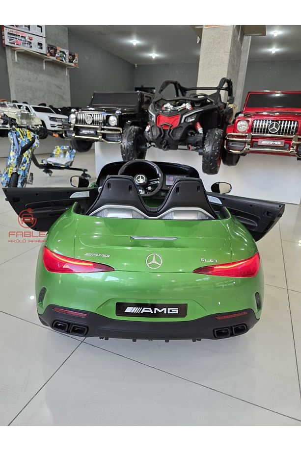 SL63! Lisanslı, 24 Volt! 4X4, Yumuşak Lastik, Çift Kişilik, Dokunmatik Tabletli - 2