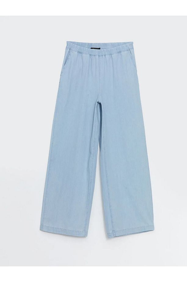 LCW Modest Wideleg Kadın Jean Pantolon - 5