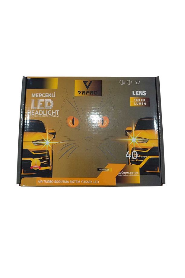 Vr Pro H4 First Mercekli Led Xenon 18000 Lümen ( 3 Renkli ) - 6