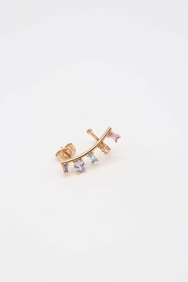 Renkli Zirkon Earcuff - 3