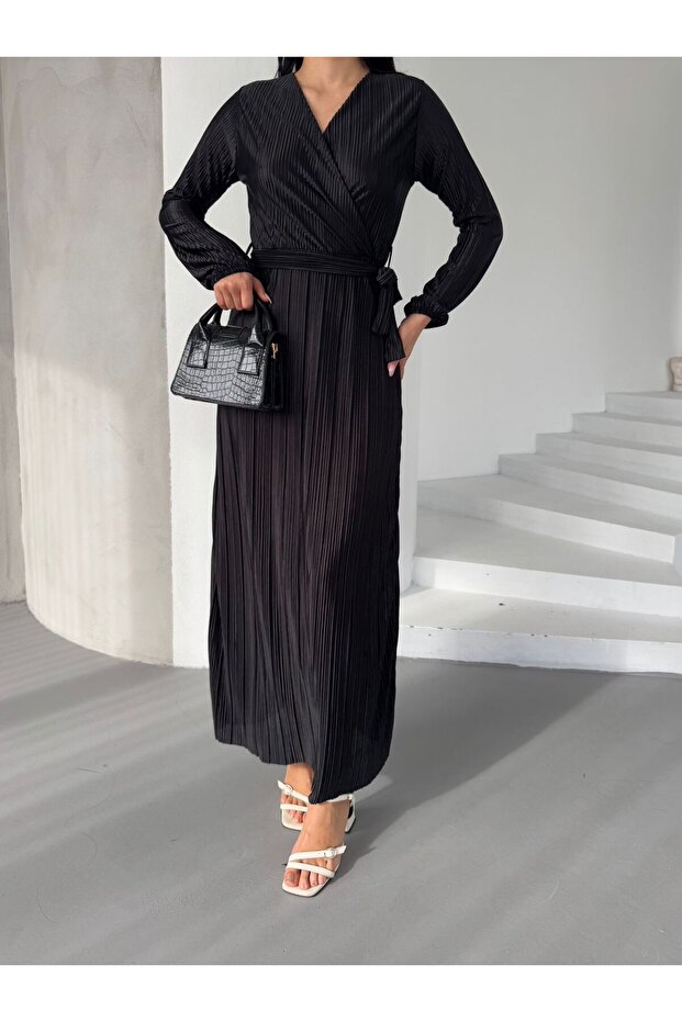 140 CM Piliseli Elbise - 5