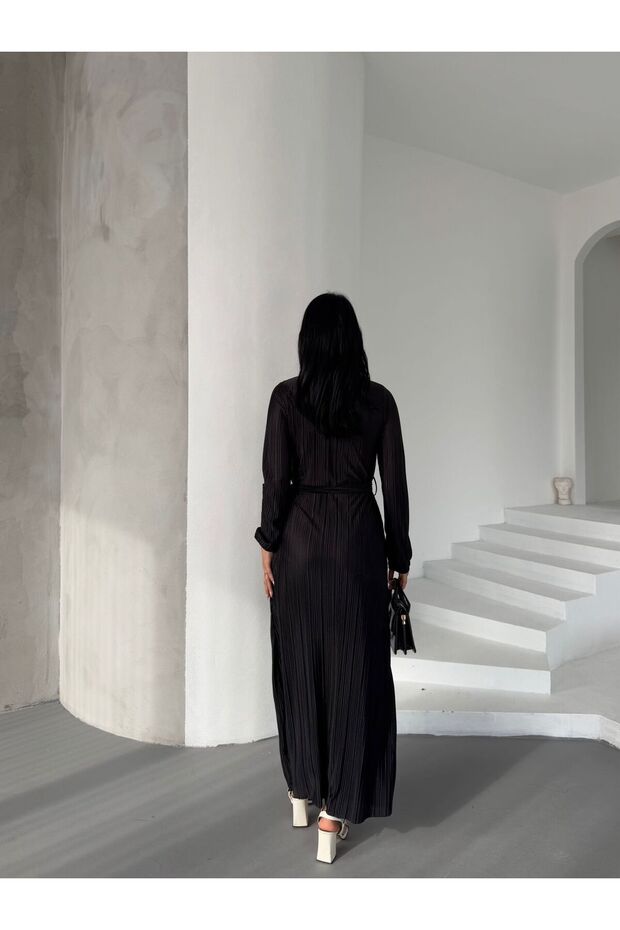 140 CM Piliseli Elbise - 6