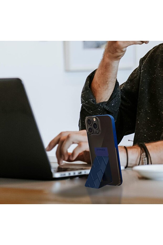 حافظة حامل قبضة - أزرق - آيفون 14 برو - 6