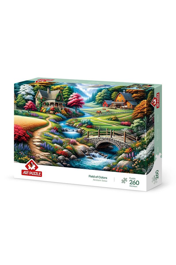 Renklerin Tarlası 260 Parça Puzzle - 1
