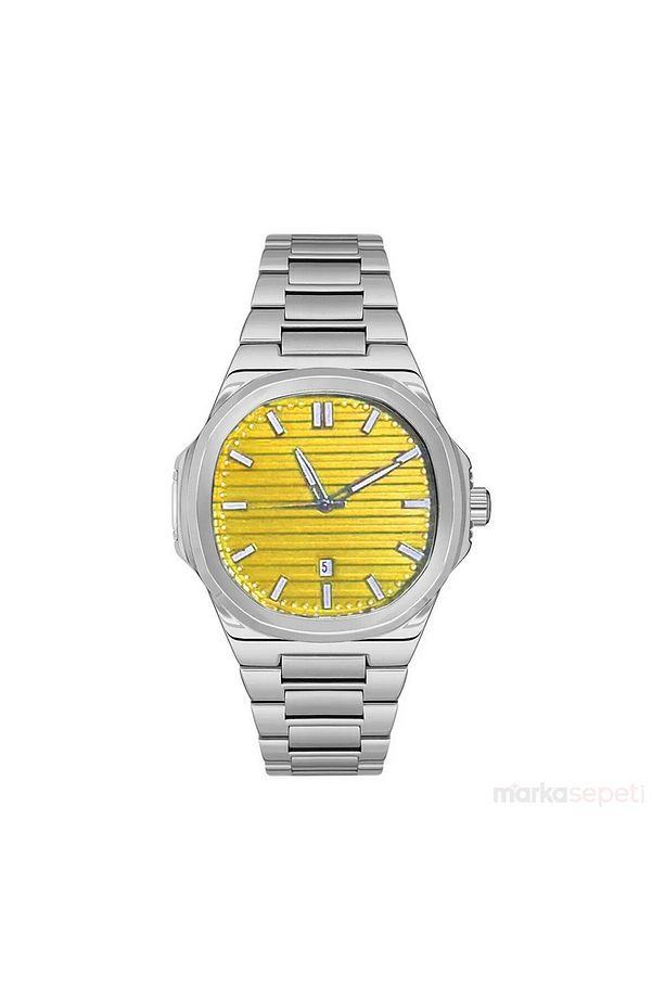 Patek Tasarım Geometrik Model Takvimli Lüks Kol Saati - 1