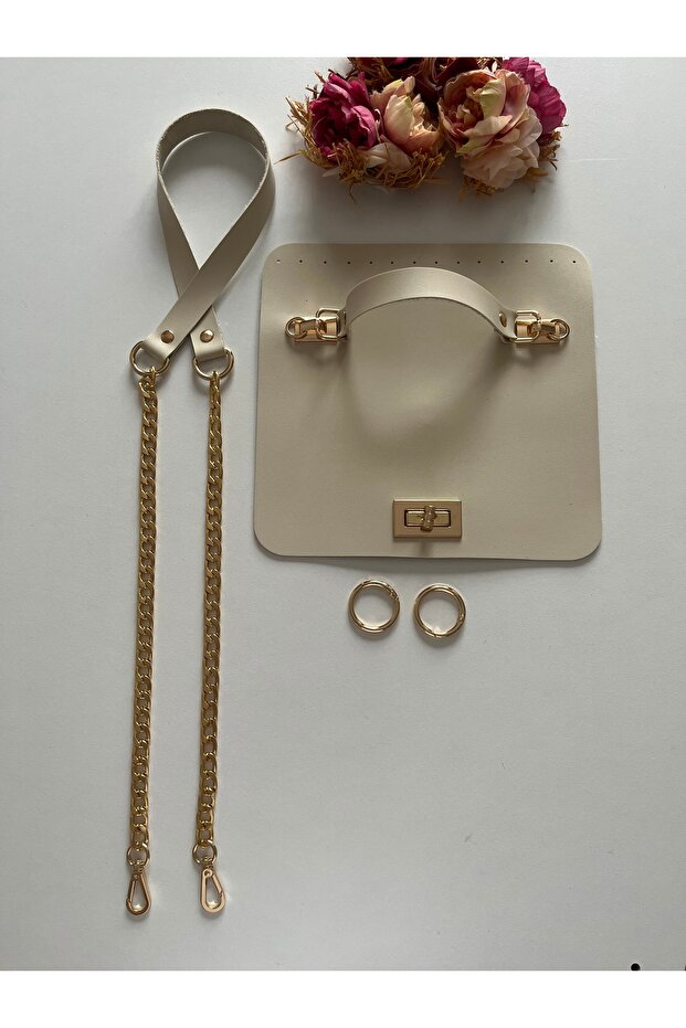 Knitted Bag Set Knitted Bag Chain Bag Handle, Cover Kit