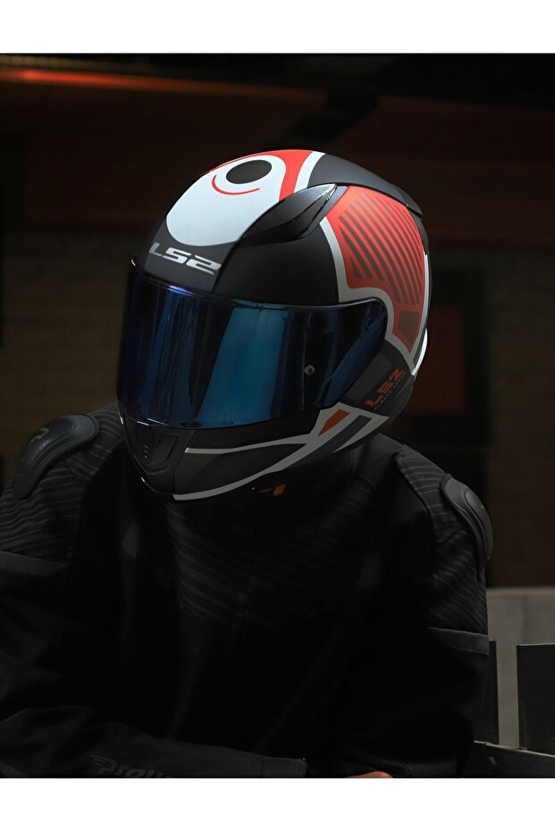 RAPID 2 GRID MAT BEYAZ-KIRMIZI KASK - 7