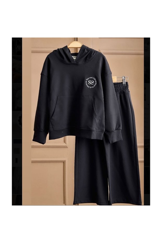 Girl Modal Fabric Tracksuit Set