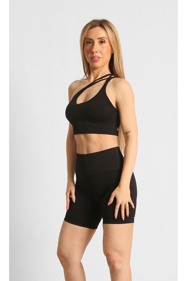 NTB Push-Up Scrunch Kısa Tayt Black Color - 3