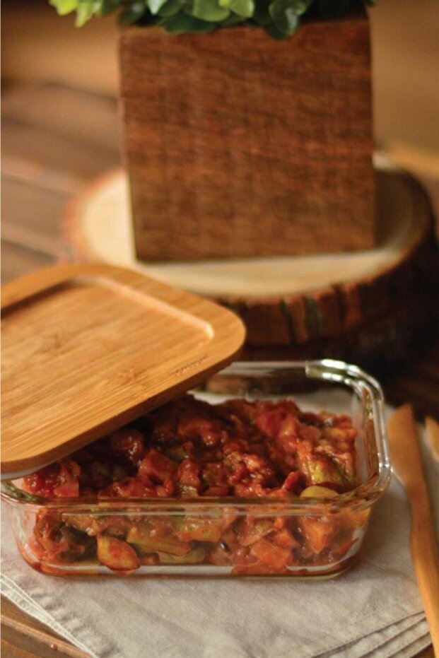 Safe Rectangular Glass Storage Container 650 ml - 4