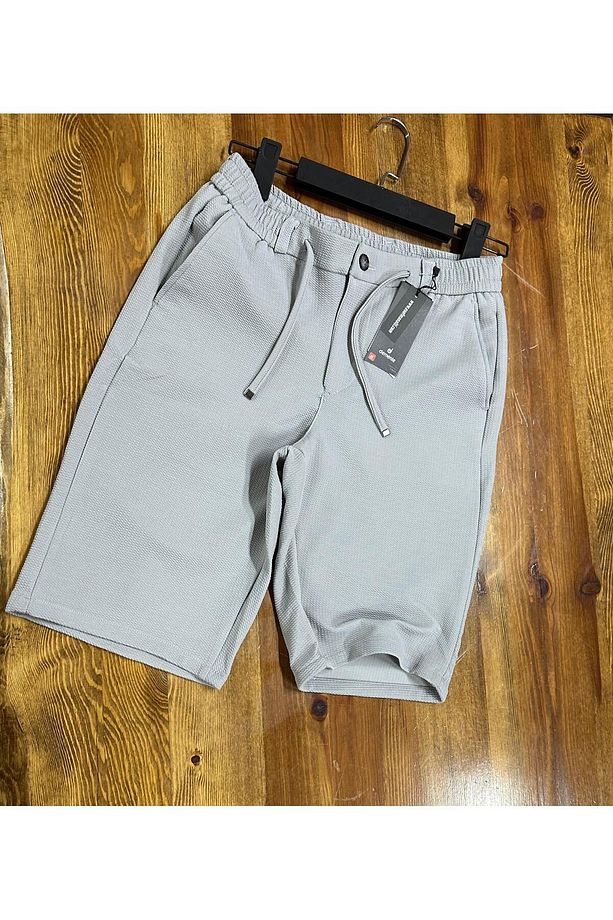 Erkek Kayra Kumaş Beli Lastikli Şort Jogger - 1