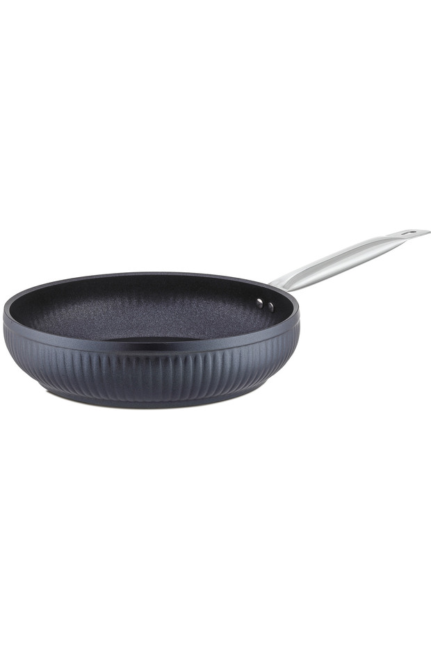 Granite Mercan Yağ Tava | 26 cm | Gray | Non-Stick & Scratch-Resistant | Oil-Free Cooking